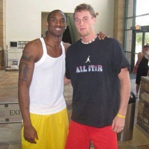 Kobe Bryant and Adam Folker